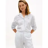 Tommy Hilfiger Ls Seersucker Shirt - White - XS