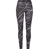 Urban Classics Leggingsit musta / valkoinen