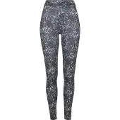 Urban Classics Leggingsit musta / valkoinen