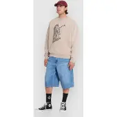 Volcom Fa Issam Auptel Crew Neulepaita bark brown Koko XS
