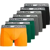 Jack & Jones Bokserishortsit 'JACNolan' harmaa / vihreä / oranssi / musta