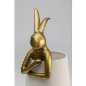 Kare Pöytävalaisin Animal Rabbit Gold/White 50cm