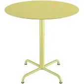 Houe , Pico Café table, Ø74 cm, 4 star base Mono Lemon zest
