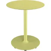 Houe , Pico Café table, Ø64 cm, round base Mono Lemon zest