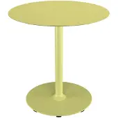Houe , Pico Café table, Ø74 cm, round base Mono Lemon zest