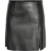 Noisy May Nmclara Penny Coated Hw Slit Skirt Noos - Black - XS