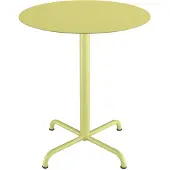 Houe , Pico Café table, Ø64 cm, 4 star base Mono Lemon zest