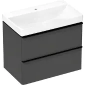Hansgrohe xelu q wash basin 800/480 with tap hole without ov