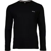 BOSS for man. 50535870 Waffle T-shirt black (L), Homewear, Cotton, Long sleeve