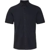 Casual Friday Cffolke Ss Bu Piqué Shirt - Navy - L