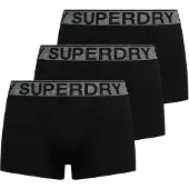 Superdry for man. M3110450B Pack of 3 Boxers Marca black (L), Homewear, Cotton