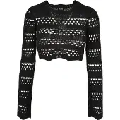 Urban Classics Crochet Pitkähihainen Paita