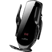 MaXlife MXCH-08 Automaattinen tuuletusaukon autoteline / langaton laturi - 15W - musta