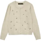 Vero Moda Neuletakki 'VMFiorella' beige / keltainen / tummanvihreä / puuteri