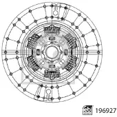 FEBI BILSTEIN Kytkinlevy 196927