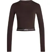 Adidas Hyperglam Cropped Pitkähihainen T-paita