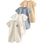 Next Potkuhousut/body meleerattu beige / meleerattu sininen / meleerattu ruskea / valkoinen