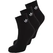 Adidas Sukat 'MID ANKLE 3 PAIR PACK' musta / valkoinen