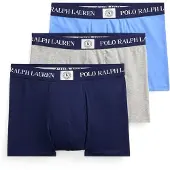 Ralph Lauren Bokserishortsit laivastonsininen / vaaleansininen / kivenharmaa / valkoinen