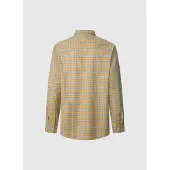 Pepe Jeans for man. PM308812 Archie Shirt yellow (L), Casual, Cotton, Long sleeve, Sustainable