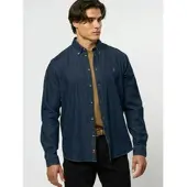 MCS Tim Reg Cot M Shirt - Navy - L