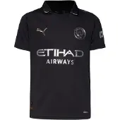 Puma Manchester City F.c. Away Jersey Replica Jr - Black - 140