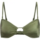Roxy Women's Brilho Bandeau Bikiniyläosa Naiset koko XL väri oliivinvihreä