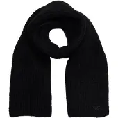 Superdry for woman. W9310069A Black ribbed knitted scarf (OSFA), Casual, Nylon