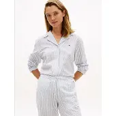 Tommy Hilfiger Ls Seersucker Shirt - White - M