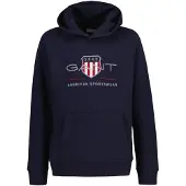 Gant Archive Shield Hoodie - Navy - 134-140