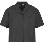 Urban Classics Seersucker Paita black Koko S
