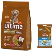 Affinity Ultima 3kg Ultima Medium/Maxi Adult nauta koiran kuivaruoka