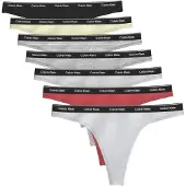 Calvin Klein Underwear Stringit ecru / harmaa / vaaleanharmaa / syklaami / vaaleanpunainen / musta / valkoinen