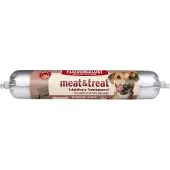 Fleischeslust 6x80g meat & treat treenimakkara naudanmaksamakkara koiran herkku