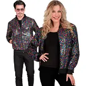 Widmann "PARTY FASHION BOMBER" (monivärinen paljetein koristeltu bomber)