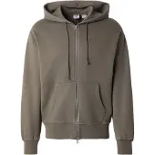 Levi's Authentic Full Zip Garment Dye - Khaki green - XL