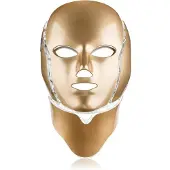Palsar 7 LED Mask Face and Neck hoitava LED-naamio kasvoille ja kaulalle Gold 1 kpl
