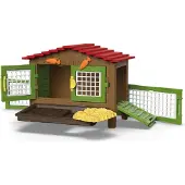 Schleich Rabbit Hutch With 3 Rabbits - Multi/patterned - ONE SIZE