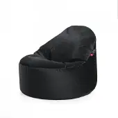 QUBO Säkkituoli Cuddly 65, verhoilukangas, musta,