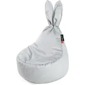 QUBO Säkkituoli Baby Rabbit Lune, vaaleanharmaa