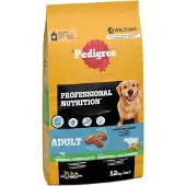 Pedigree 12 kg Professional Nutrition Adult nauta & vihannekset koirien kuivaruoka