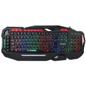 MARVO Gaming Keyboard - Nordic - Black - Näppäimistö - Punainen