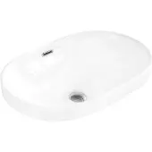Mexen Viki upotettava pesuallas 61 x 40 cm, valkoinen - 25356100
