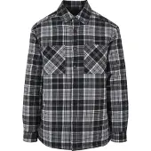 Urban Classics Padded Checked Pitkähihainen Kauluspaita