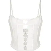 Hunkemoller Kristina Up Bustier - White - 70 D