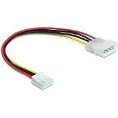DeLOCK – Cable Power 4 pin male > 4 pin floppy female 24 cm (83184)
