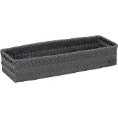 Handed By - Fit Säilytyskori 39x12x7 cm Dark Grey