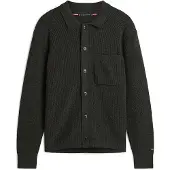 Tommy Hilfiger Fisherman Rib Coach Jacket - Grey - XXL