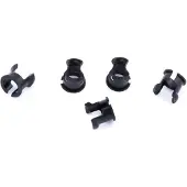 Campagnolo Valve Bushing Fot Bora One/ultra Wheels 5 Units Pump Musta