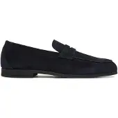 Tommy Hilfiger Flexible Slim Suede Loafer - Navy - 43